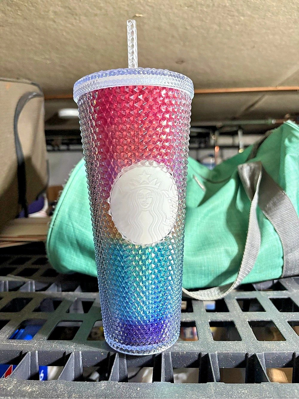 Starbucks Rainbow Pride Studded Cold Cup Tumbler